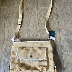 Coach Cream Shoulder Bag